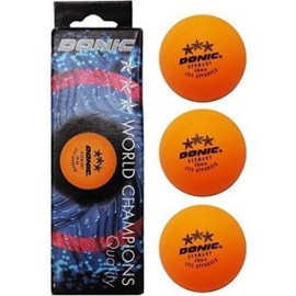 Table Tennis Ball DONIC 3 * (Orange)